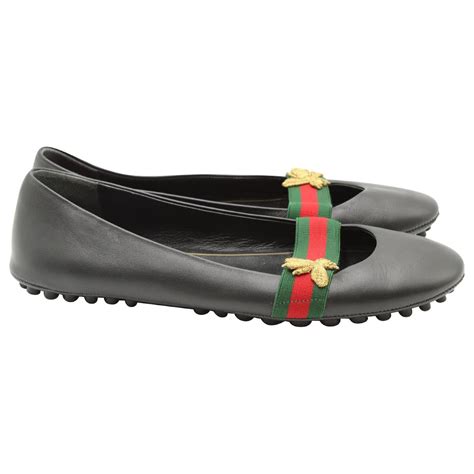 gucci bayadere bee ballerina flat